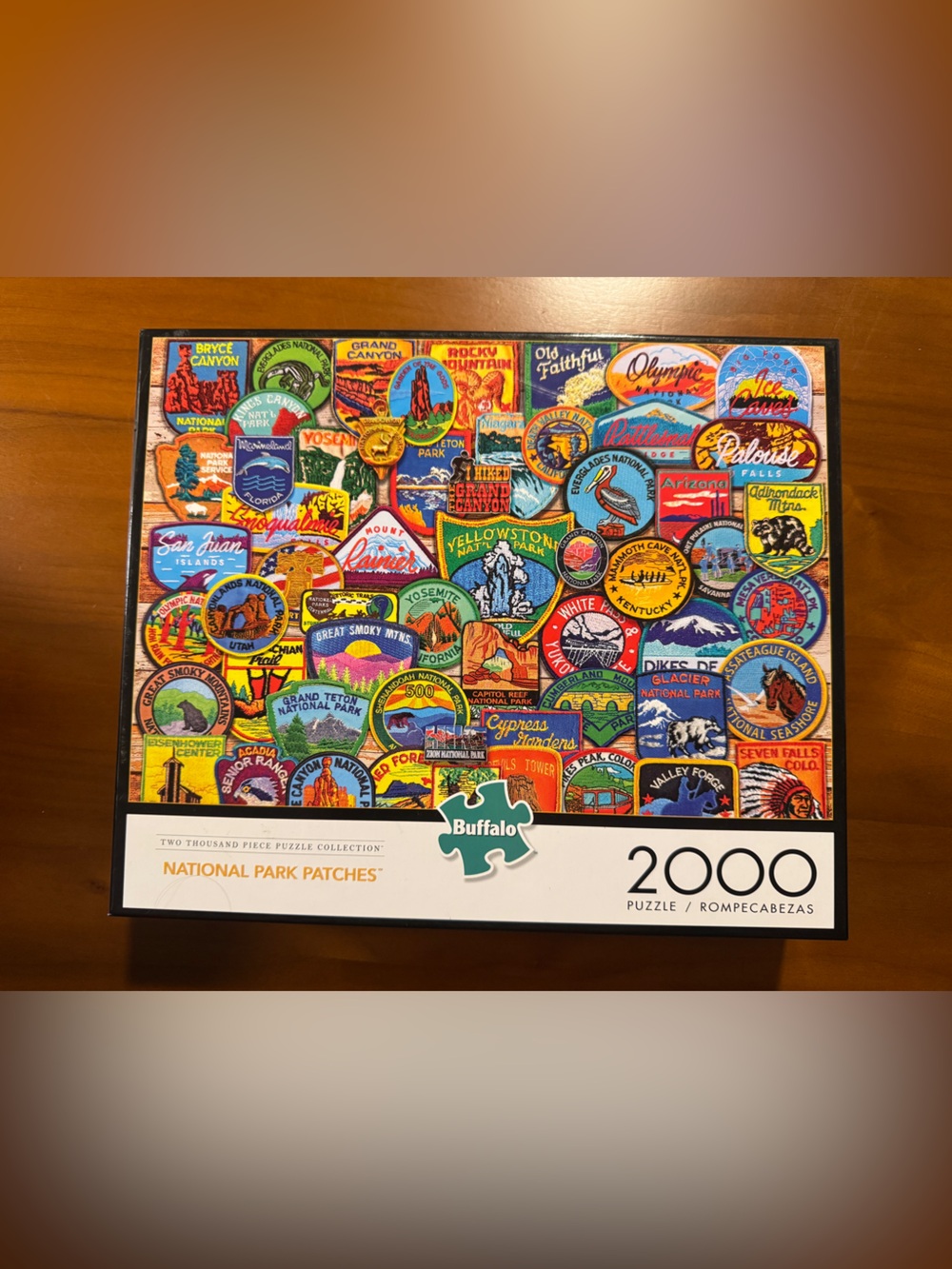 Buffalo David Bitton National Park Patches Jigsaw Puzzle - 2000 piece